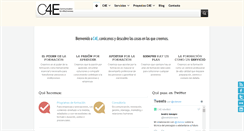 Desktop Screenshot of c4e.es